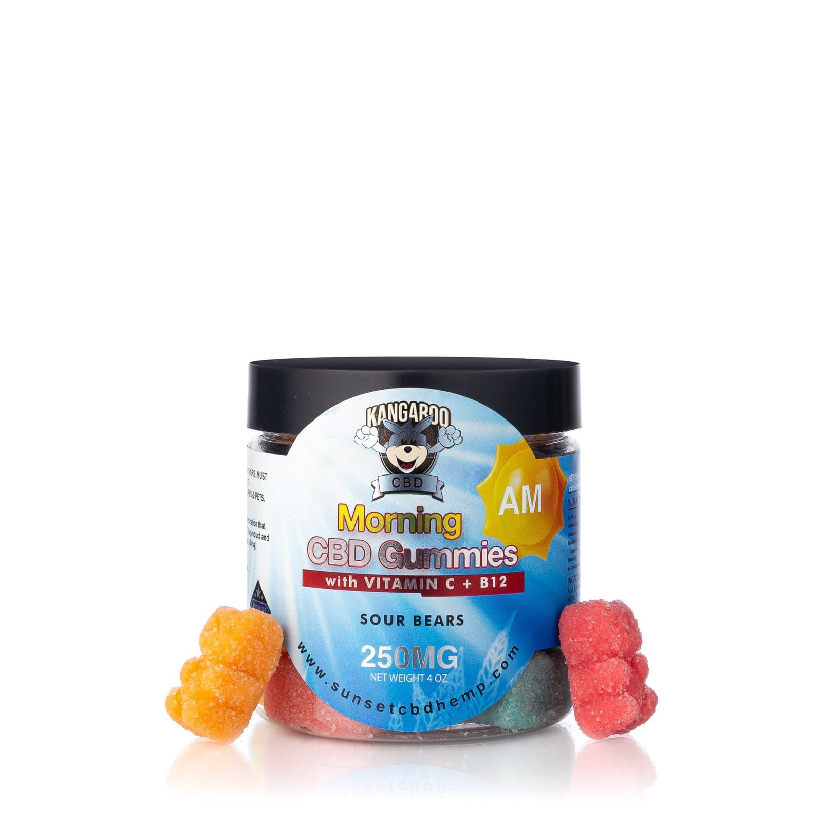 Kangaroo CBD AM Daytime Gummy Lineup