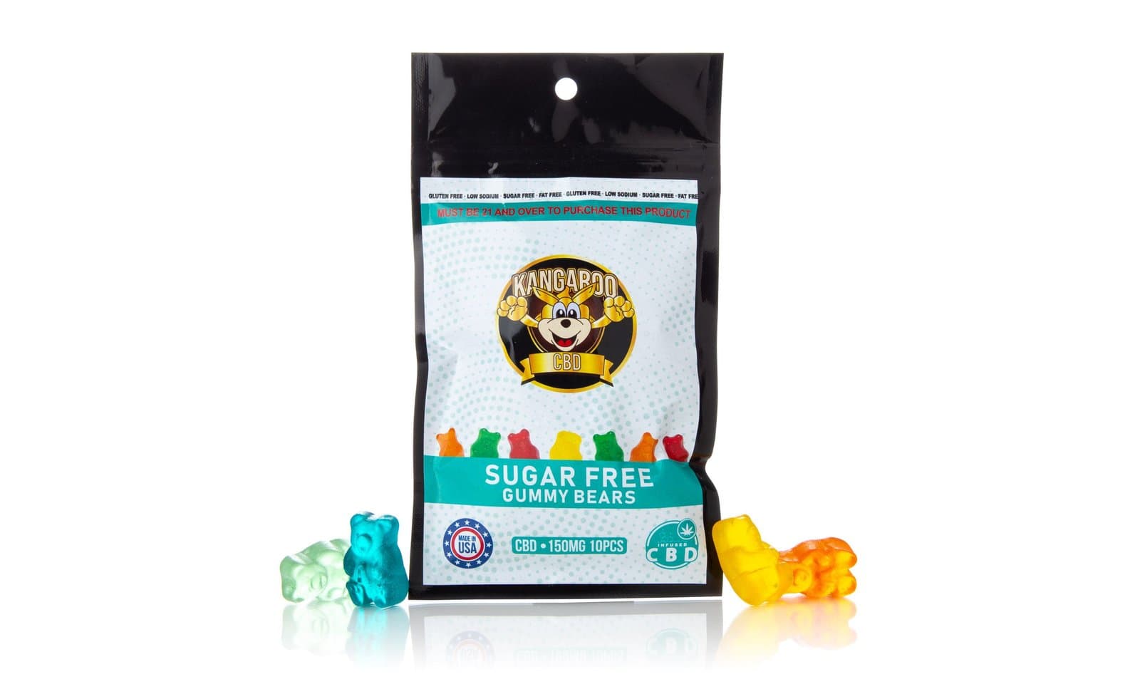 Kangaroo CBD Sugar-Free Gummy Lineup - Groupon Voucher Exclusive