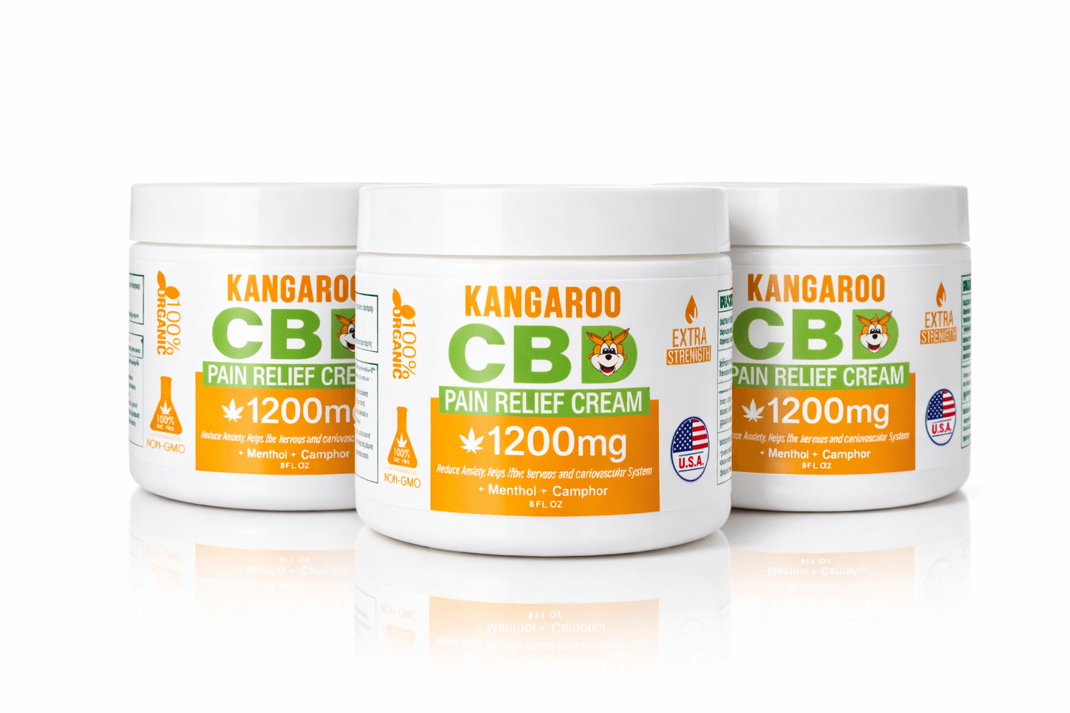Kangaroo CBD Pain Creams (Bundle & Save!) - Groupon Voucher Exclusive