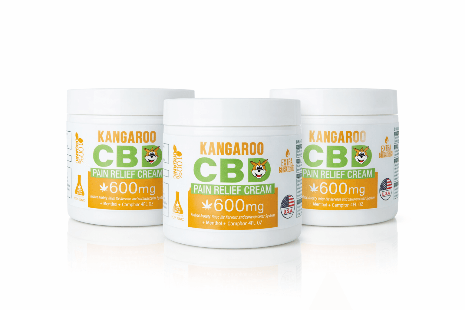 Kangaroo CBD Pain Creams (Bundle & Save!) - Groupon Voucher Exclusive