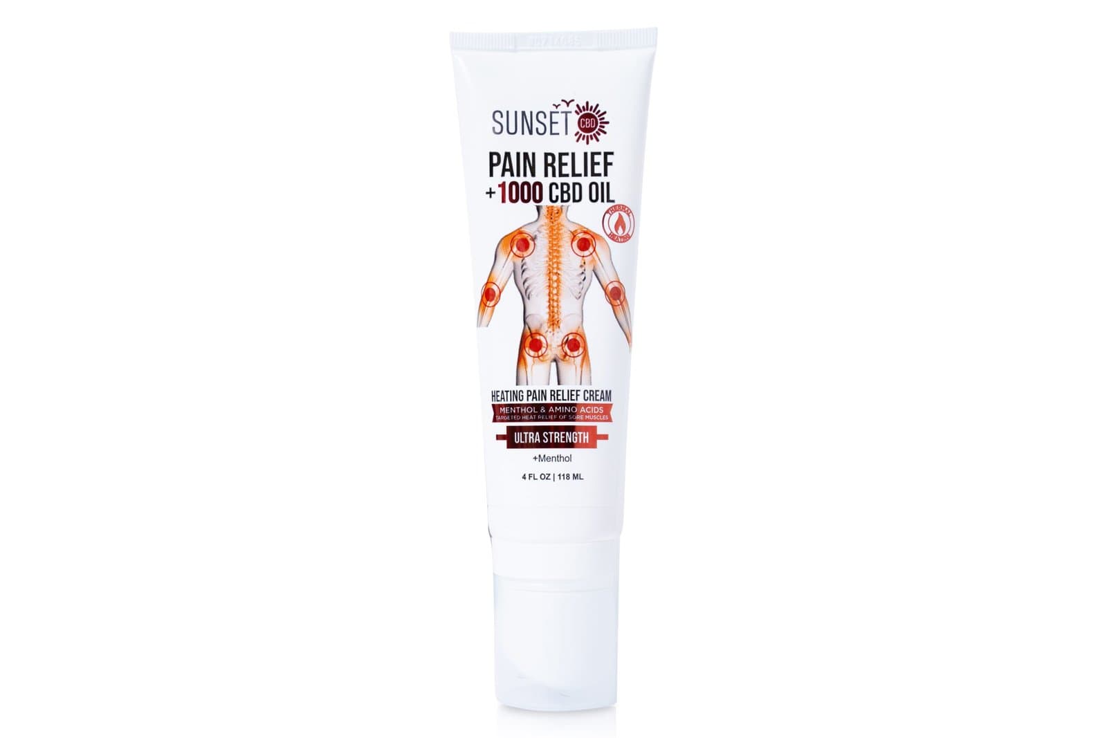 Sunset CBD Pain Relief Tubes with Roller Ball Applicator - Groupon Voucher Exclusive