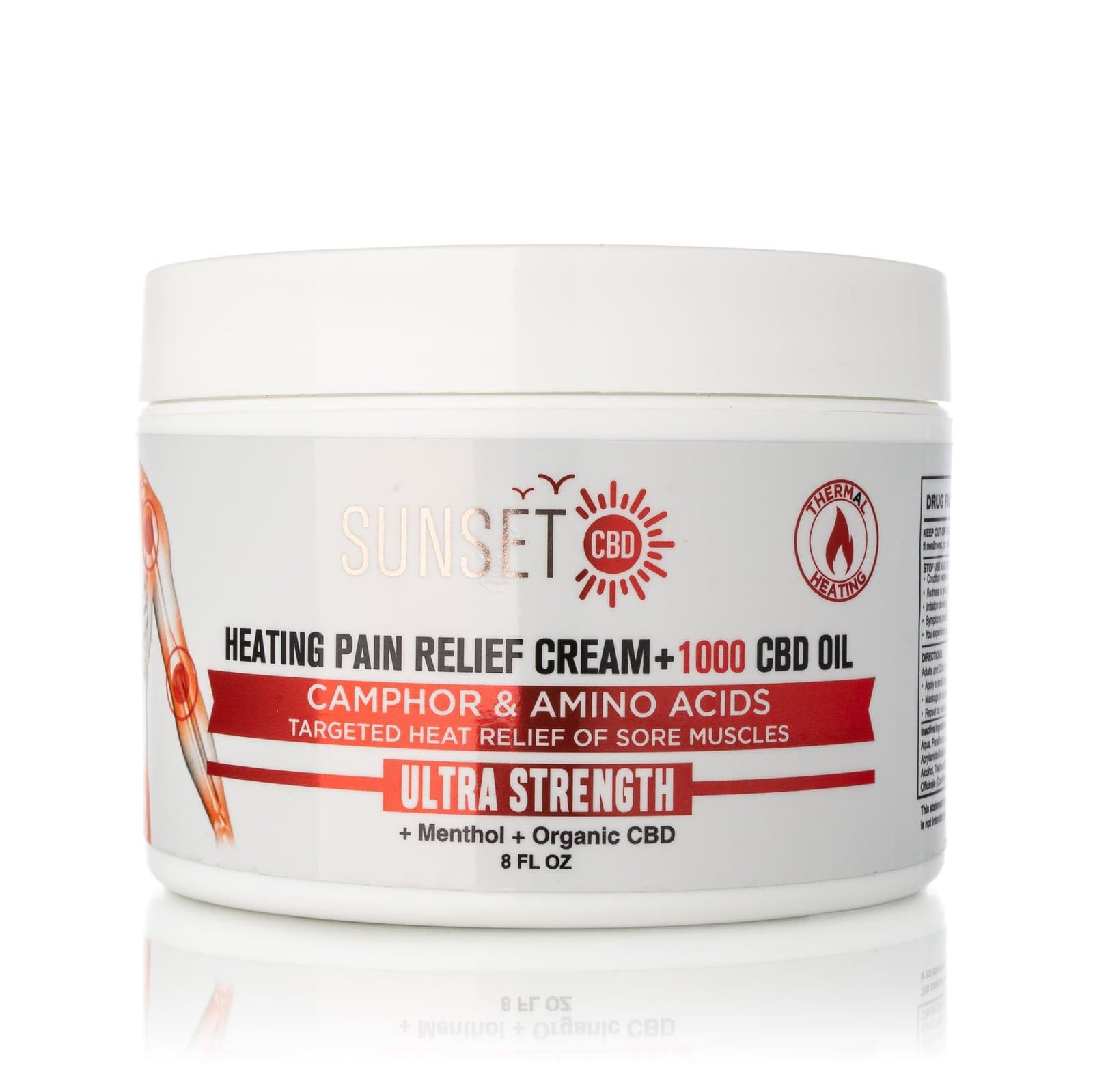 Sunset CBD Pain Cream Menthol & Camphor - Groupon Voucher Exclusive
