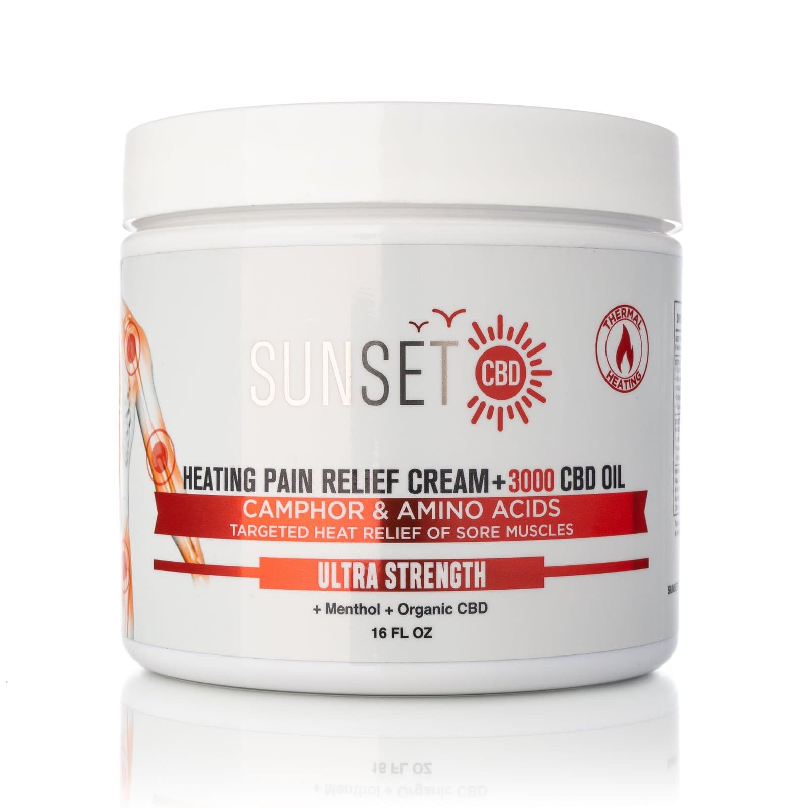 Sunset CBD Pain Cream Menthol & Camphor - Groupon Voucher Exclusive
