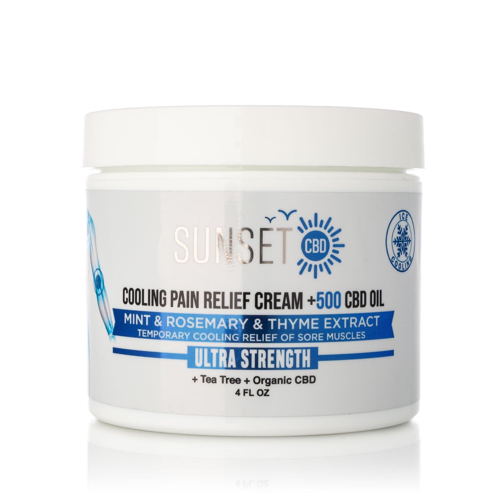 Sunset CBD Pain Cream Menthol & Camphor - Groupon Voucher Exclusive