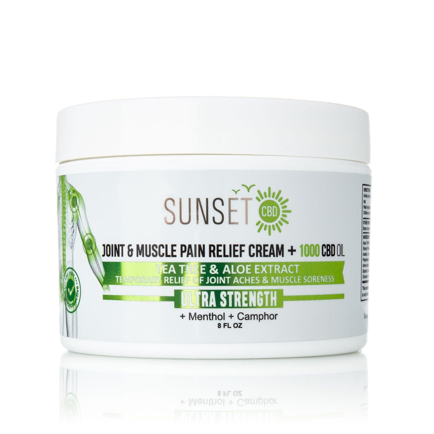 Sunset CBD Pain Cream Menthol & Camphor - Groupon Voucher Exclusive