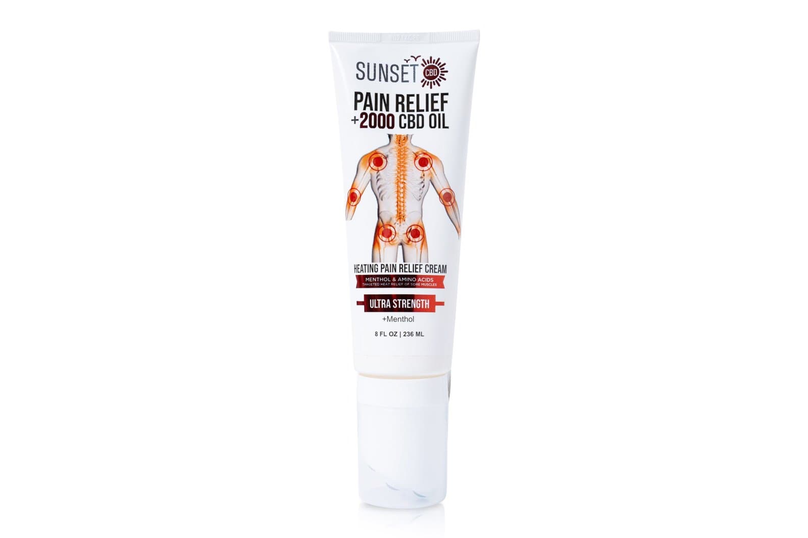 Sunset CBD Pain Relief Tubes with Roller Ball Applicator - Groupon Voucher Exclusive