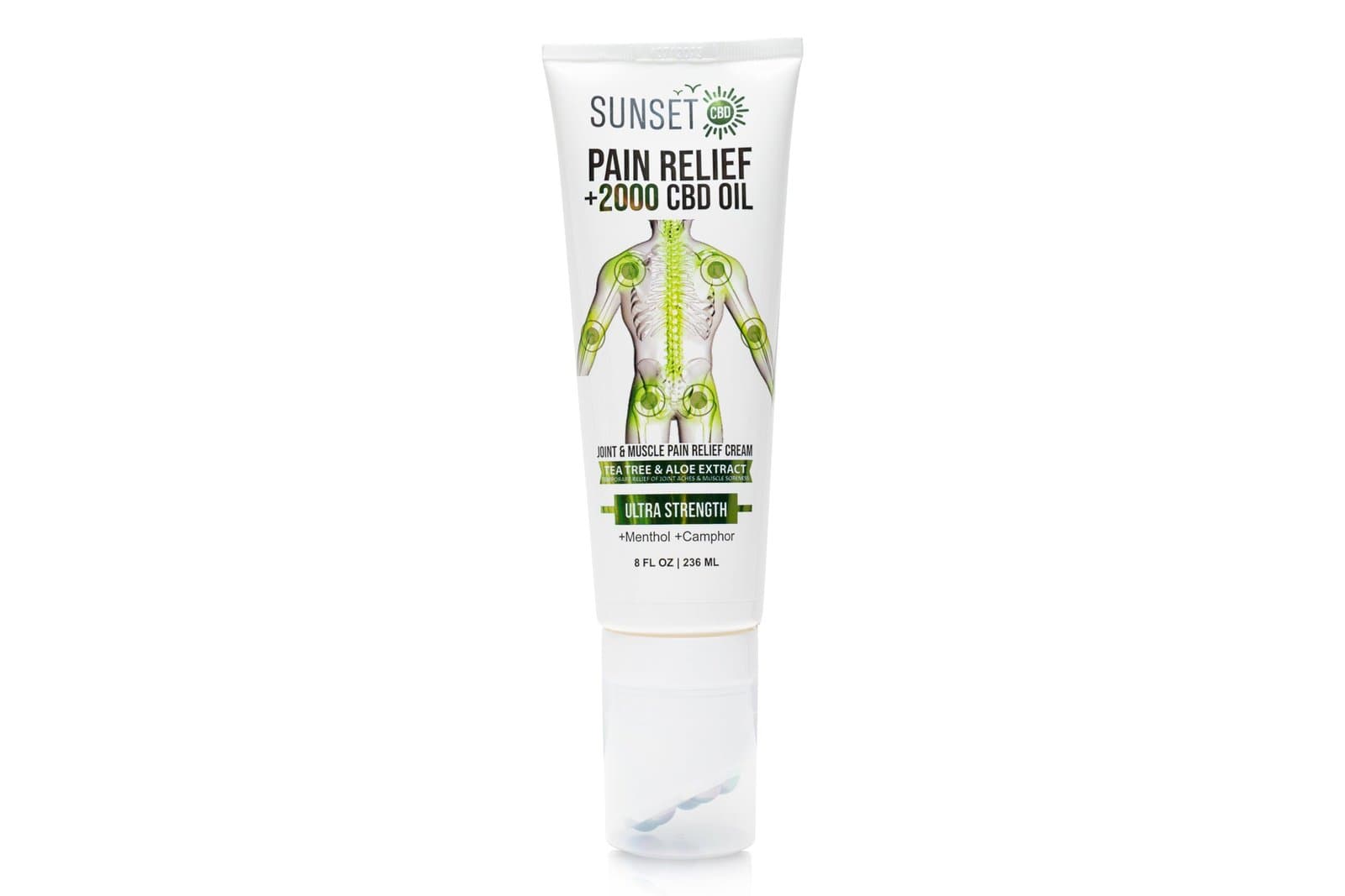 Sunset CBD Pain Relief Tubes with Roller Ball Applicator - Groupon Voucher Exclusive