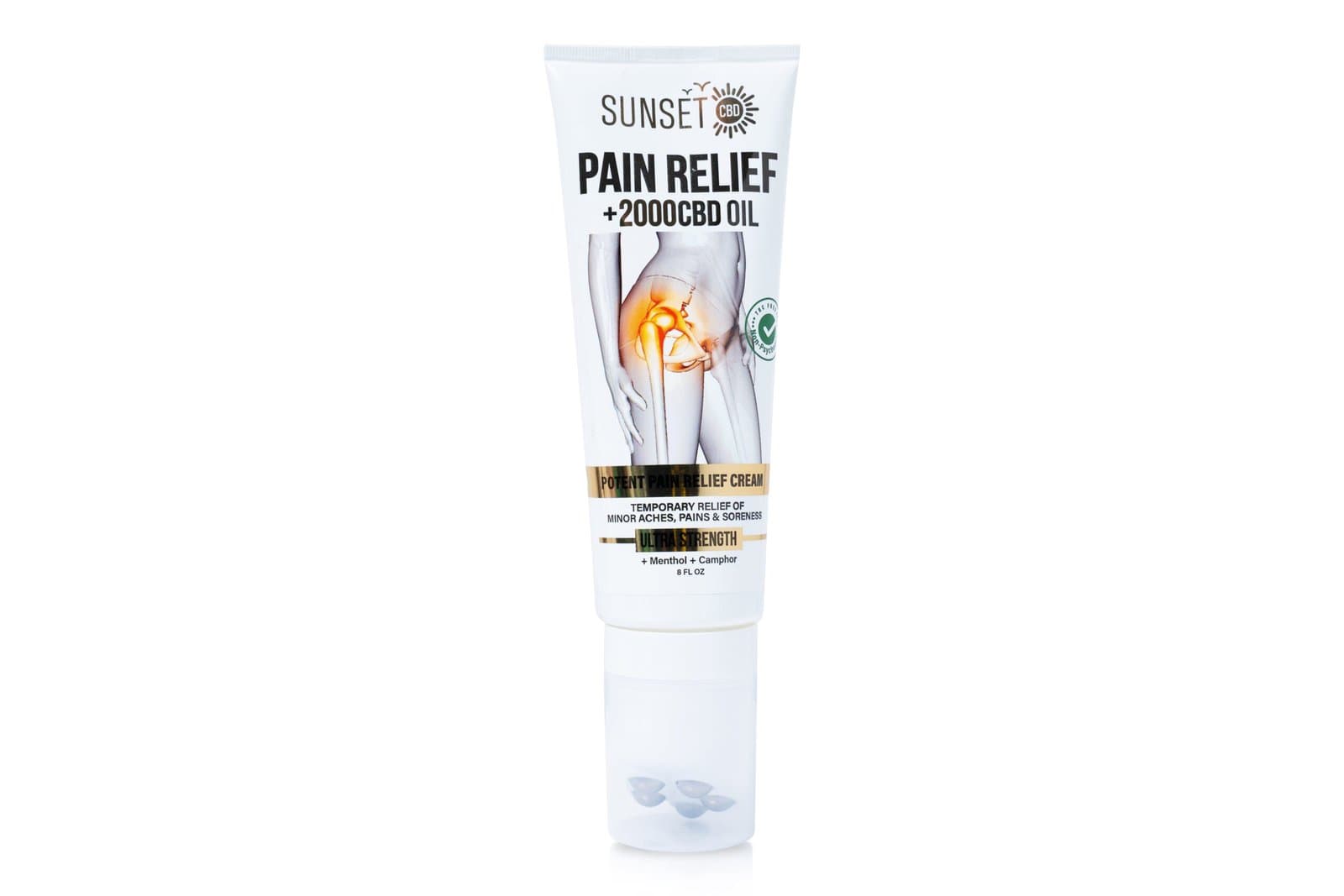 Sunset CBD Pain Relief Tubes with Roller Ball Applicator - Groupon Voucher Exclusive