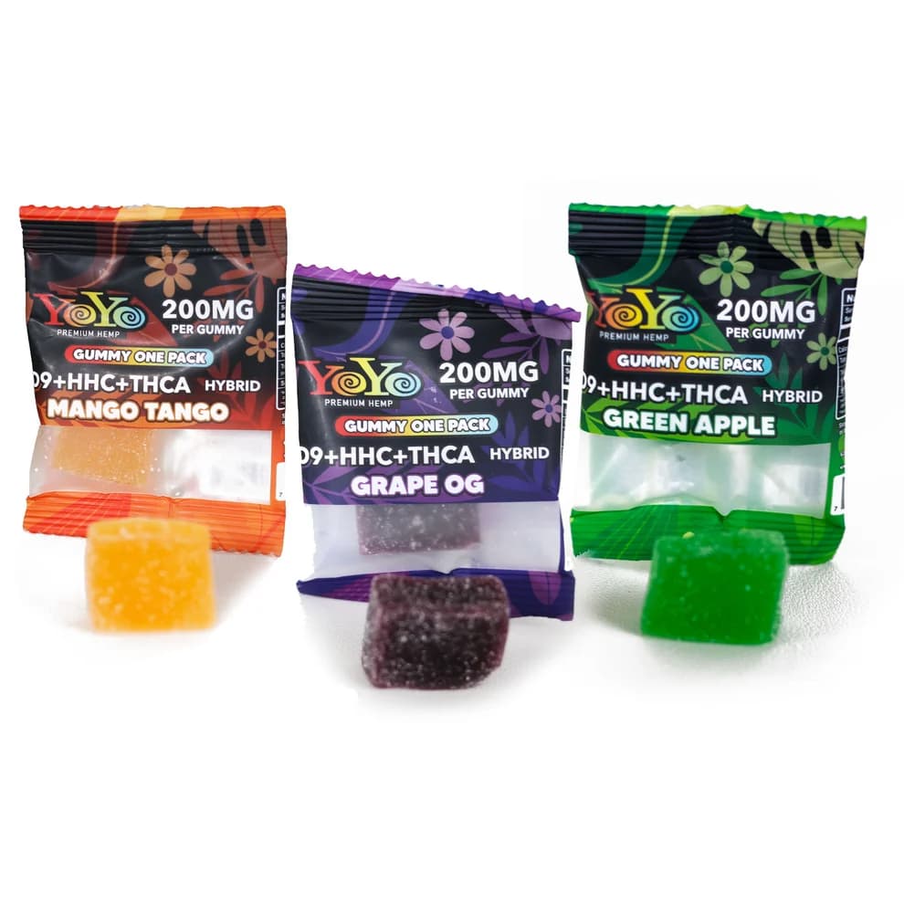YoYo Premium Hemp Delta-9 Hybrid Gummy Collection